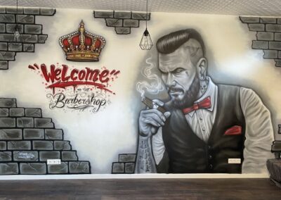 Graffiti Barbershop in Remseck am Neckar